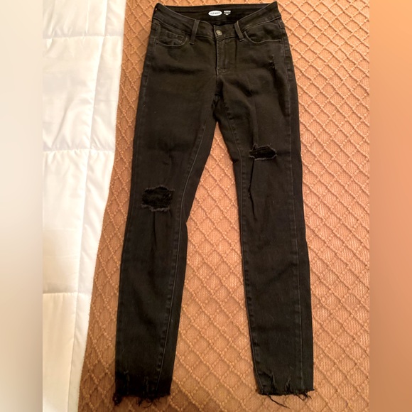Old Navy Black Size 0 Rockstar Skinny Jeans - Picture 1 of 4